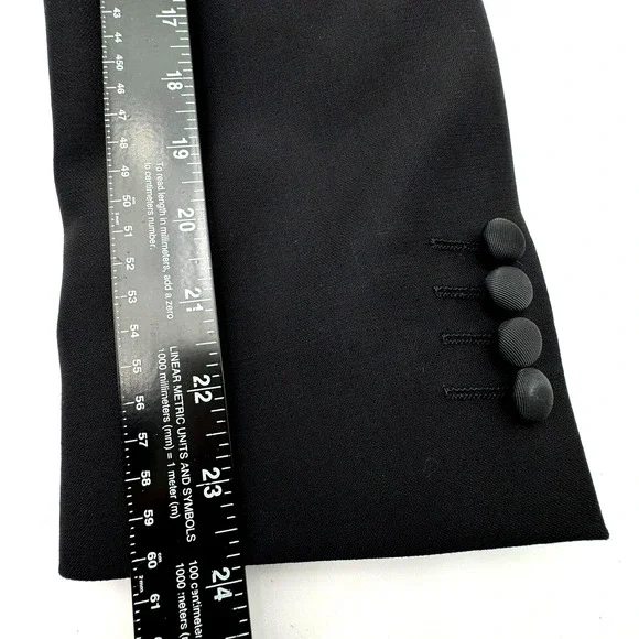 TED BAKER Men's 42R Black‎ Wool Endurance The Party Animal 3 Button Suit Modern